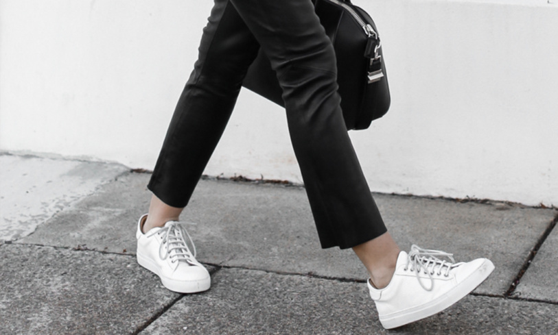 How to look sharp wearing a suit with sneakers