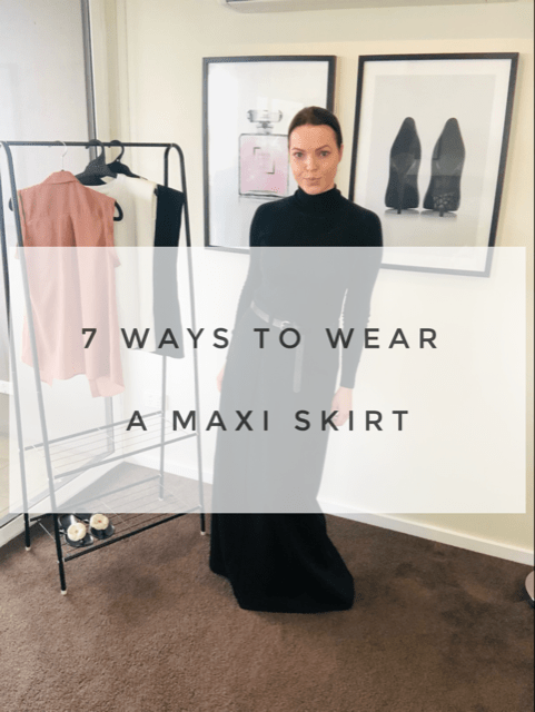 7 Ways To Wear a Maxi Skirt