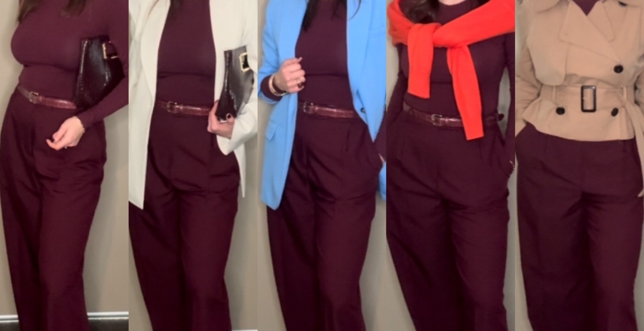 🍷 3 Chic Ways to Wear Burgundy Head-to-Toe (With Confidence)